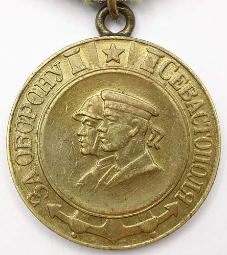 WW2 USSR Medal for Defence of Sevastopol. Original or Fake.