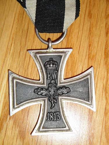 HELP ORIGINAL OR FAKE:1914 2nd CLASS IRON CROSS