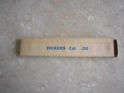 vickers 30cal links what are they for?