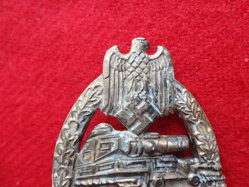 Panzerkampfabzeichen in Bronze - Tank Battle Badge in Bronze (R.R.S.)