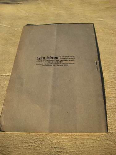 Nazi Party Manual &quot;Deutschland Erwache!&quot;: Authentic item? Ideas about worth?