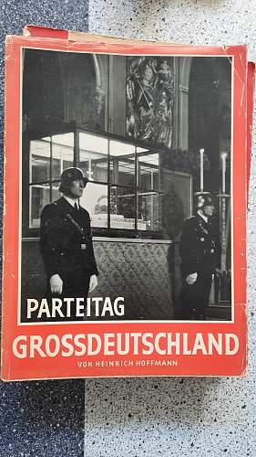 Propaganda magazines with visits and public events with Hitler