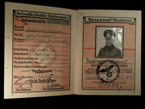 NSDAP Membership Books references