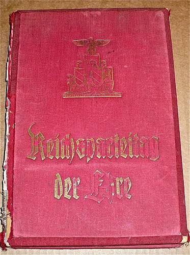 BOOK: Reichsparteitag Der Ehre; 1936