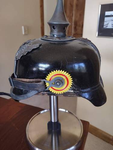 Baden pickelhaube offered for review