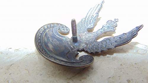 Polish Head Eagle Badge