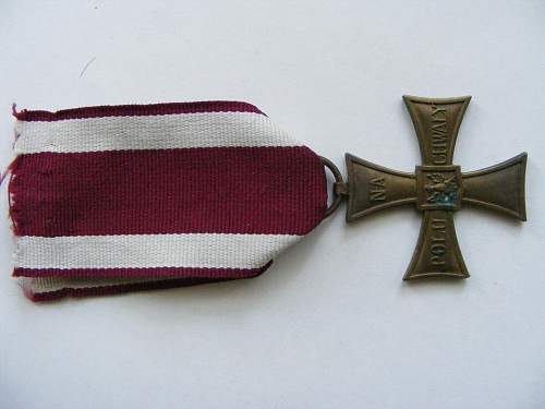 Cross of Valour (Krzy&#380; Walecznych) – Pre-WW2 Types