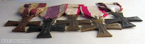 Cross of Valour (Krzy&#380; Walecznych) – Pre-WW2 Types