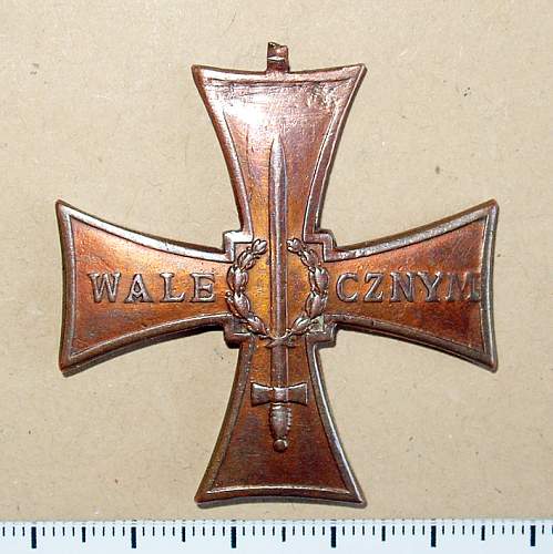 Cross of Valour (Krzy&#380; Walecznych) – Pre-WW2 Types