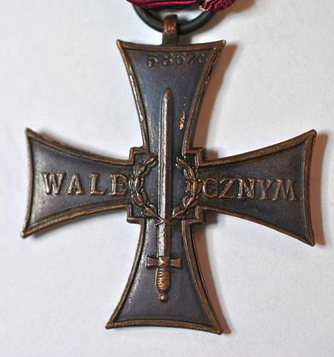 Cross of Valour (Krzy&#380; Walecznych) – Pre-WW2 Types