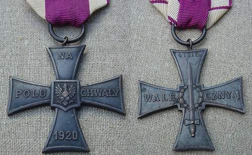 Cross of Valour (Krzy&#380; Walecznych) – Pre-WW2 Types