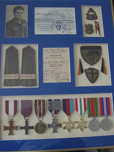 Valour Cross and Monte Cassino Cross group