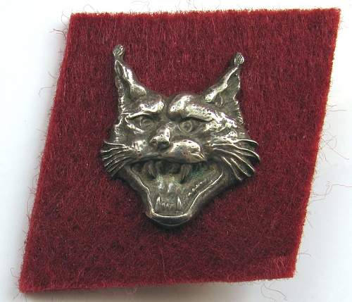 13th Lynx Battalion hat badge