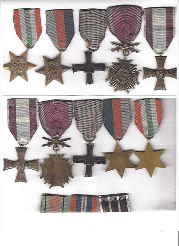 Valour Cross and Monte Cassino Cross group