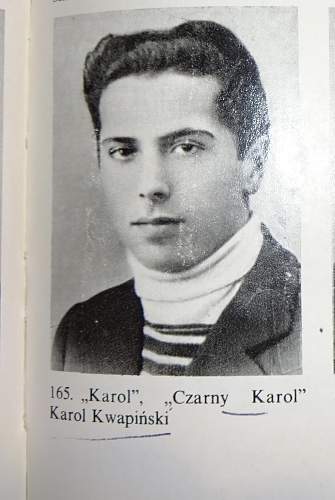 Battalion &quot;Zoska &quot;  Cadet Officer Karol Kwapinski