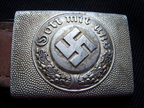 Polizei belt and buckle