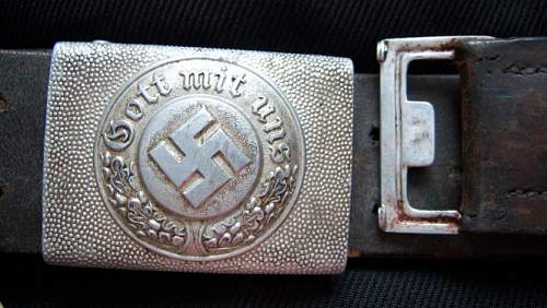 Polizei belt and buckle