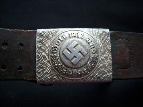 Polizei belt and buckle