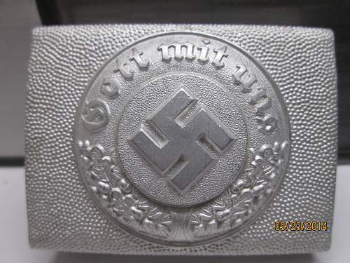 my first polizei buckle