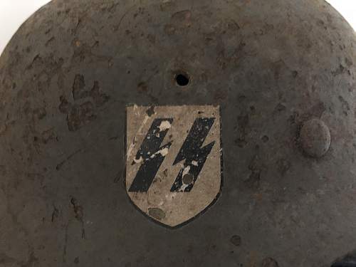 Relic M40 Waffen SS Helmet - Help, is it fake?