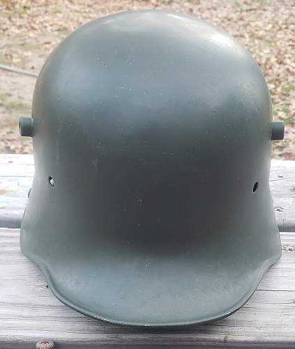 Quist M-16 Helmet restore &amp; factory Graugrün recipe question