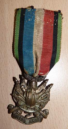 medal ribbon for franco-prussian veterans award