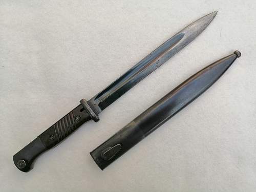 Matching 1939 Mauser K98 Bayonet by WKC.