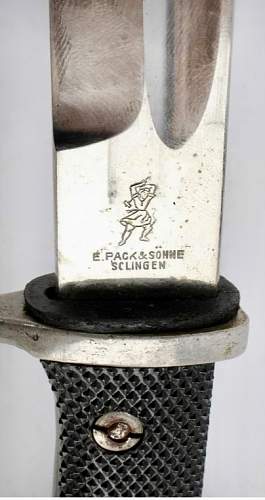 “Himmler” Etching on Bayonet - post-war add-on?