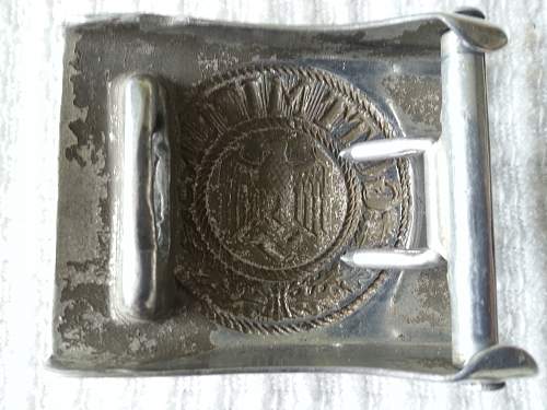 De-nazified german belt buckles!