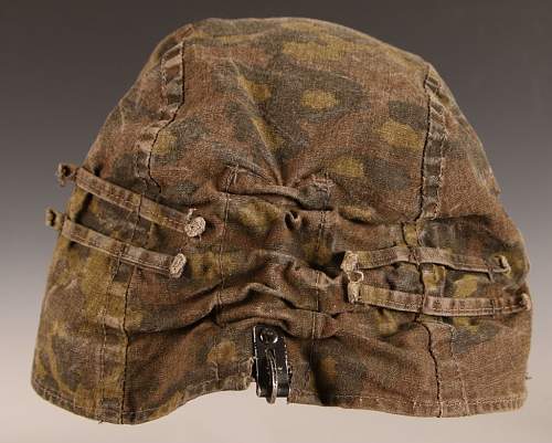 Waffen SS Helmet Cover - Real or Reproduction?