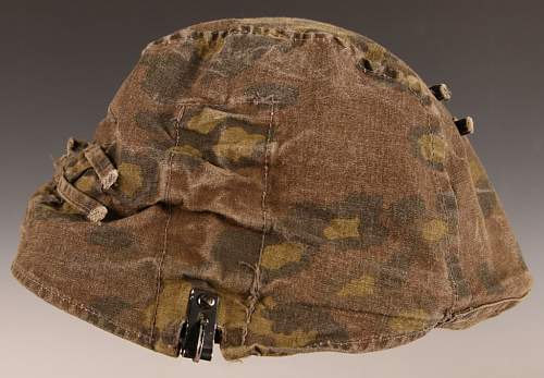 Waffen SS Helmet Cover - Real or Reproduction?