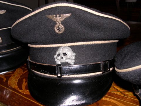 SS Visor cap Skull