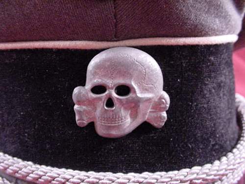 SS? Panzer? Cap Skull:  Real or Fake?