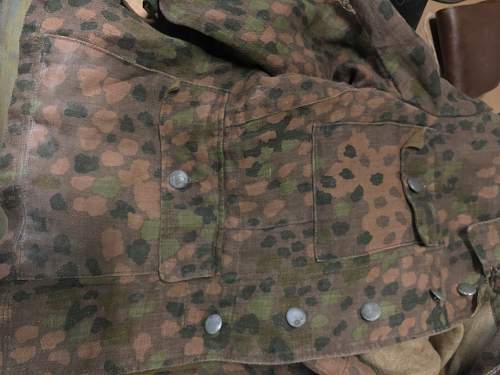 M44 dot pattern camouflage field blouse.