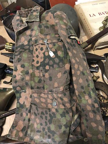 M44 dot pattern camouflage field blouse.