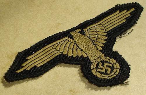 sleeve-eagle for the &quot;Sahariana&quot; or &quot;Erbsentarn&quot;