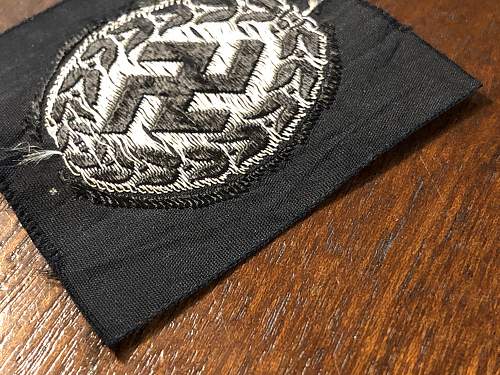 WW2 SS Schutzmannschaft Schuma Officers M43 Feldmütze Cap Insignia