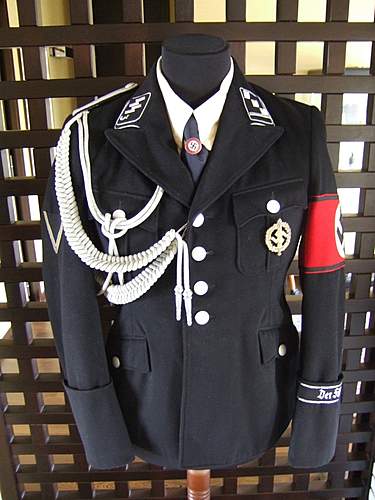 Authentic SS uniforms.