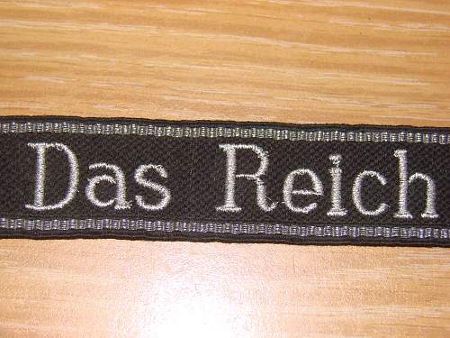 Das Reich Cuff title