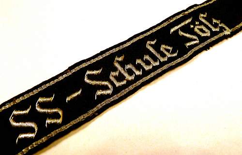 SS Junkerschule cuff title