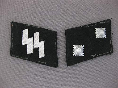 SS Oberscharführer and Runes tab set