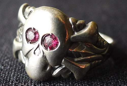 Skull Ring with Red Eyes - Opinions Please!