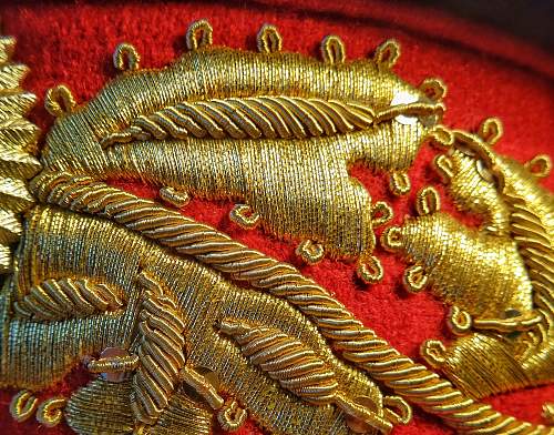 Soviet Marshal embroidery quality on Visor Hats, Shoulder Boards and Uniforms