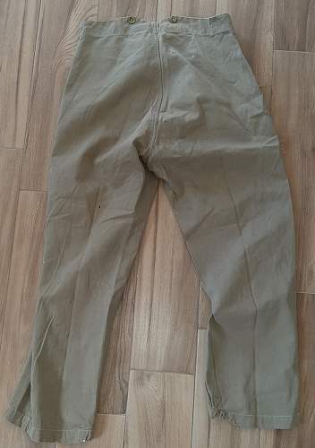 British trousers identification