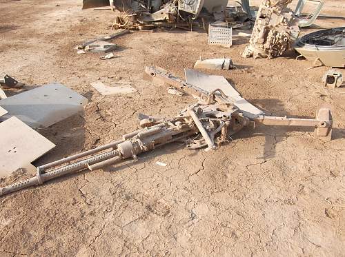 Tank grave yard iraq