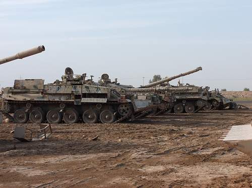 Tank grave yard iraq