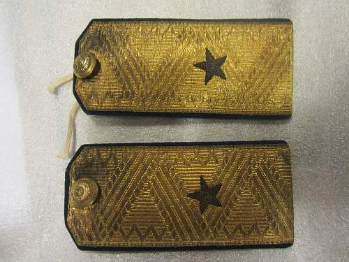 NKVD's general shoulder boards