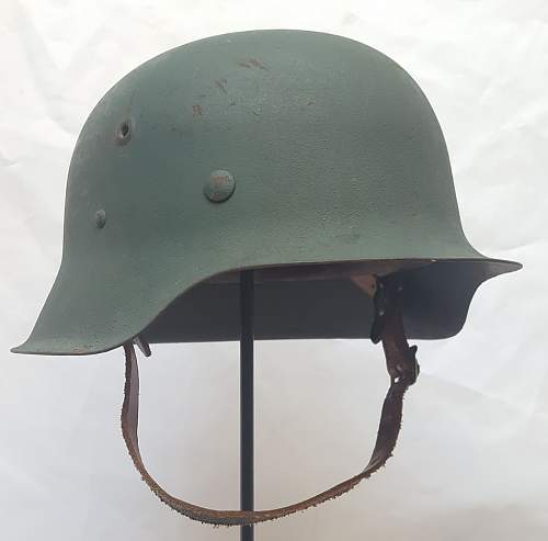 Helmet of the West-German &quot;Bundesgrenzschutz&quot; - &quot;Federal Border Guard &quot; - M 1951 - Part 2