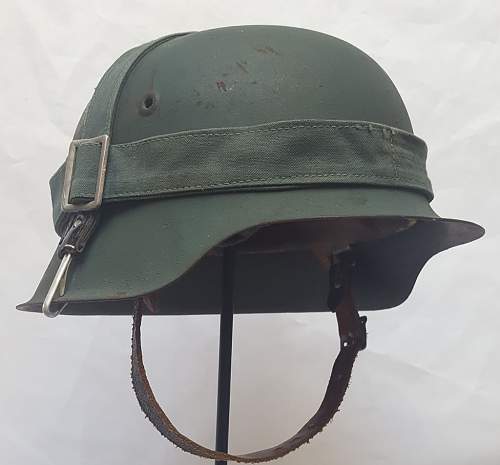 Helmet of the West-German &quot;Bundesgrenzschutz&quot; - &quot;Federal Border Guard &quot; - M 1951 - Part 2