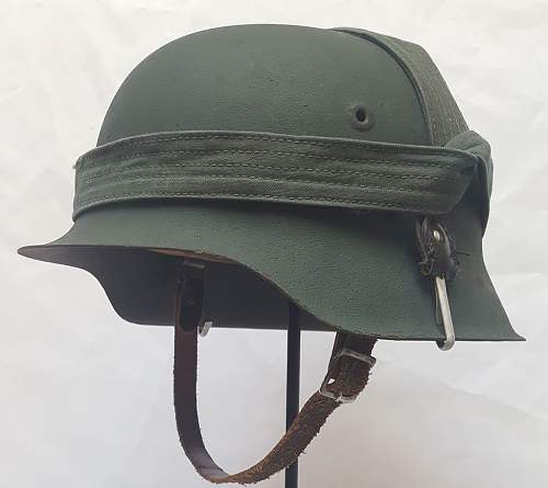 Helmet of the West-German &quot;Bundesgrenzschutz&quot; - &quot;Federal Border Guard &quot; - M 1951 - Part 2